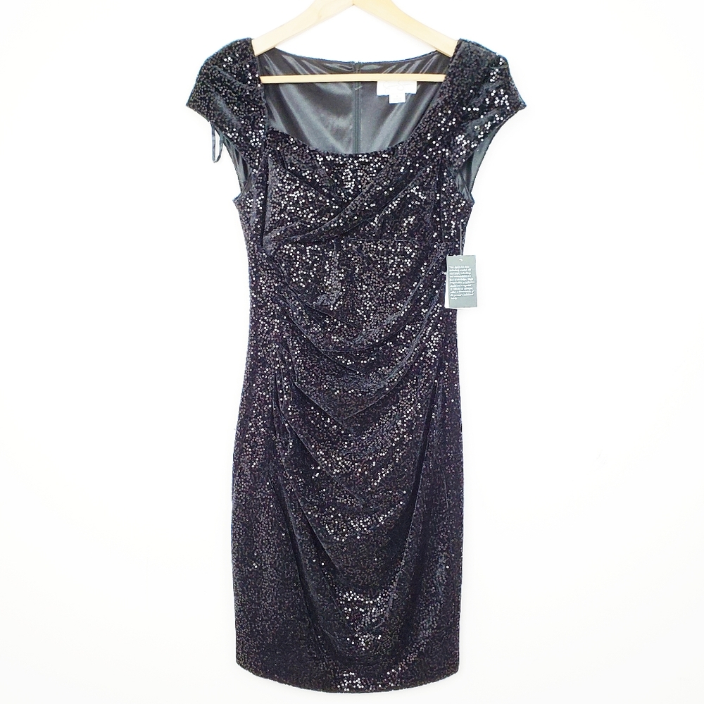 Jessica Simpson | Black Sequin Dress | Sz 4
